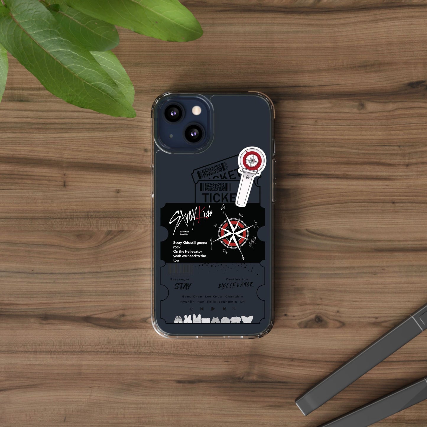 Stray Kids Hellevator Clear Phone Case