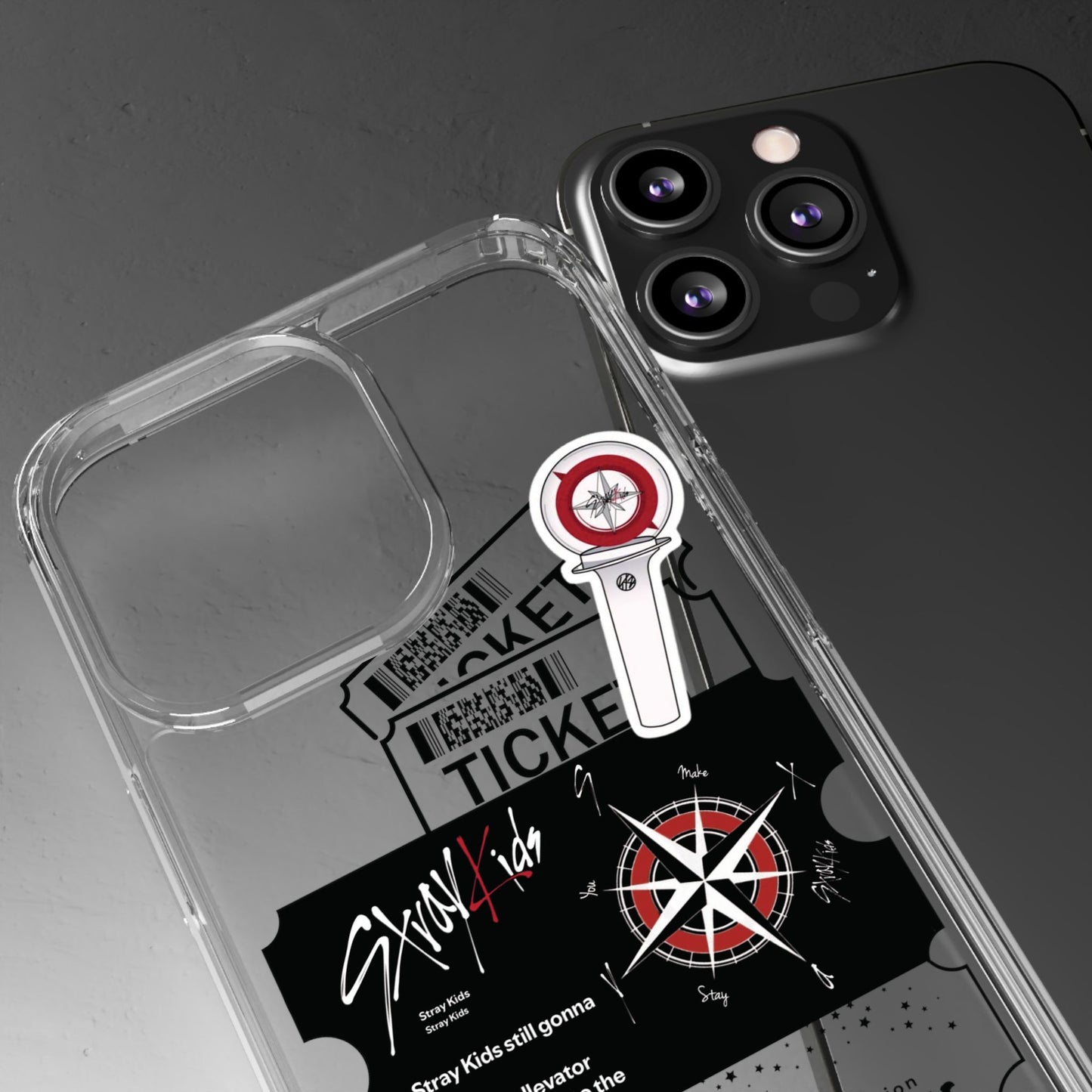 Stray Kids Hellevator Clear Phone Case