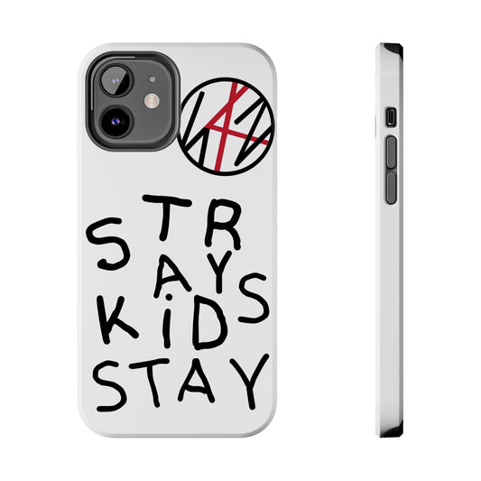 Stray Kids White Edgy Strong Phone Case