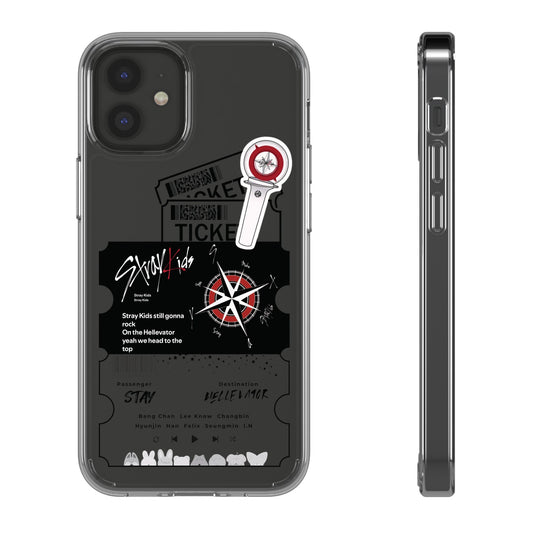 Stray Kids Hellevator Clear Phone Case