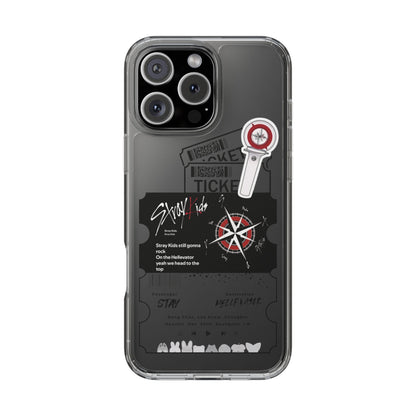 Stray Kids Hellevator Clear Phone Case