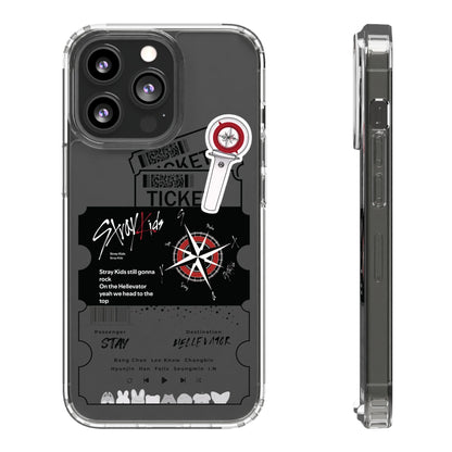 Stray Kids Hellevator Clear Phone Case