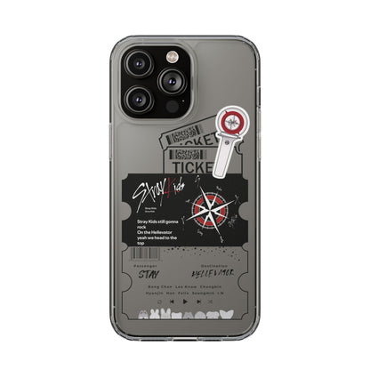 Stray Kids Hellevator Clear Phone Case