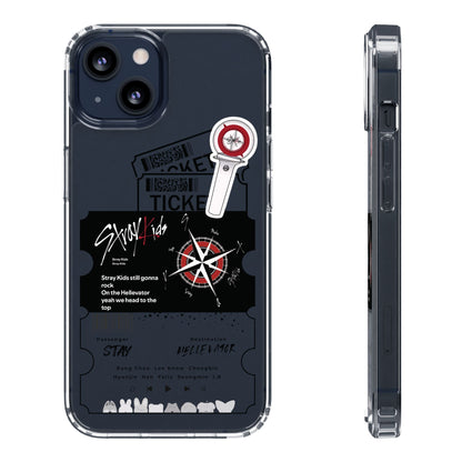 Stray Kids Hellevator Clear Phone Case
